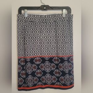 Max Studio M Patrerened Skirt